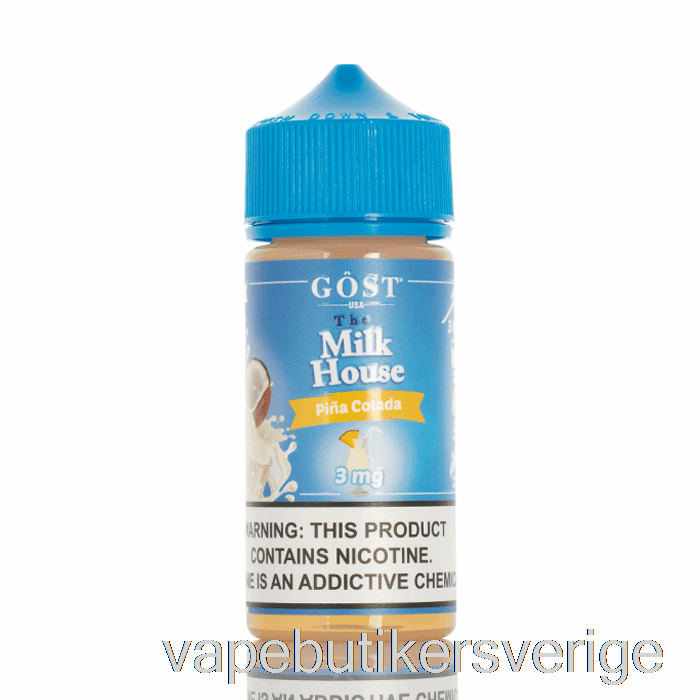 Vape Sverige Pina Colada - Mjölkhuset - Gost Vapor - 100ml 6mg